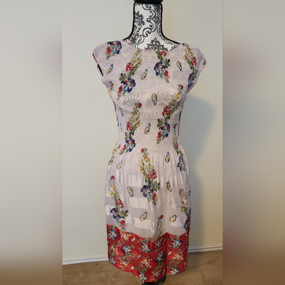 Max Studio Butterfly Dress